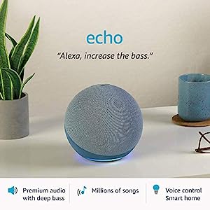The New Echo (4th Gen, 2020 Release) - Premium Sound Powered by Dolby and Alexa