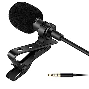 Hevalls 360 3.5mm Clip Microphone for YouTube, Collar Mike for Voice Recording, Lapel Mic Mobile, Pc, Laptop Black 1.5m: Features, Specifications, and Discount