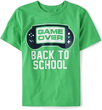 USA | The Children's Place Boys' Short Sleeve Graphic T-Shirt - Seasonal Design, 100% Cotton