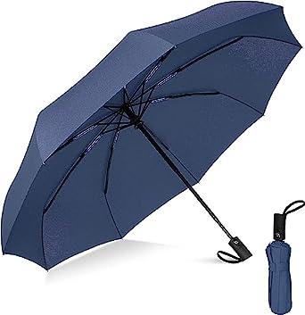 Stay Dry and Comfortable with the WIDEWINGS Windproof Umbrella for Men, Women, and Kids - 3 Fold Auto Open and Close